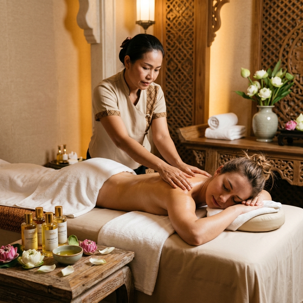 オイルマッサージ